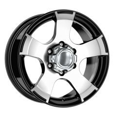Kormetal 16J 6X130 8.0X16 ET30 84.1 BLA.MC. DY-366 JANT