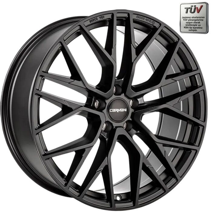 Kormetal 17J 5X112 7.5X17 ET30 66.6 MAT BLACK CA-20 JANT