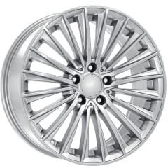 Kormetal 17J 5X112 7.5X17 ET45 66.6 Silver DY-987 JANT