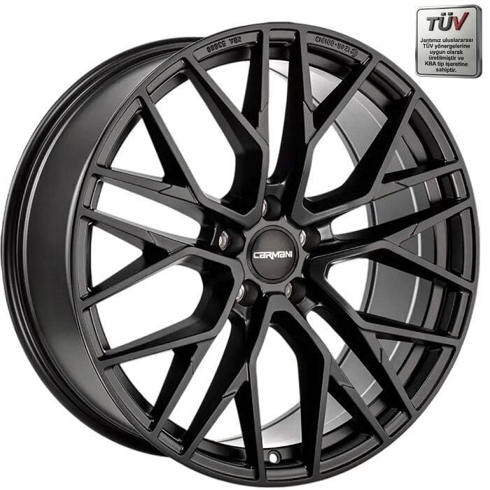 Kormetal 18J 5X112 8.0X18 ET30 66.6 MAT BLACK CA-20 JANT