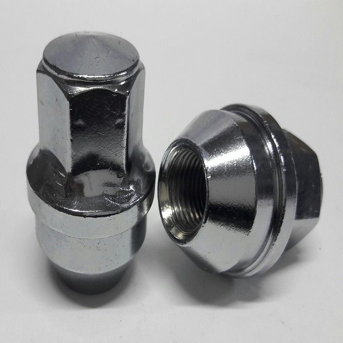 Tiryakiler Ford Transit/Custom/Jumbo Yeni Model Çelik Jant Full Kromajlı Bijon Somunu M14X1.50X42mm 21AA Jant Somunları
